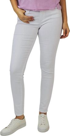 Dear John Denim Blaire High Rise Ankle Slim Straight Jeans In White
