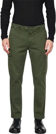 Mason's Chile Cargo Broek - Heren - Slim Fit Broeken - Groen - M - Katoen - Broeken