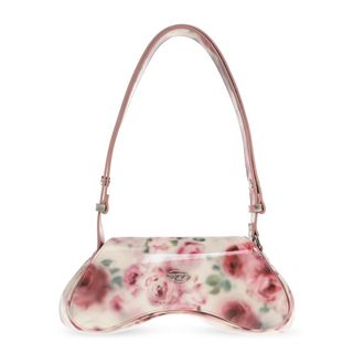 Diesel Shoulder Bags, female, Pink, Size: ONE SIZE Play Crossbody