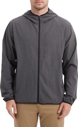 Hawke & Co Flex Sport Water Resistant Stretch Jacket in Charcoal Heather at Nordstrom Rack, Size X-Large