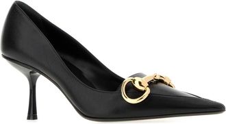 Gucci Womens Pump Black Leather