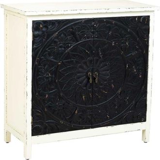 Wanderlust Deco Aparador De Madera De 2 Puertas 83,5x38x82,5