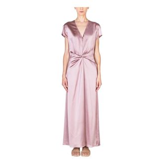Alysi Kleedjes, Dames, Roze, M, Satijn, 362 221 Maxi-jurk