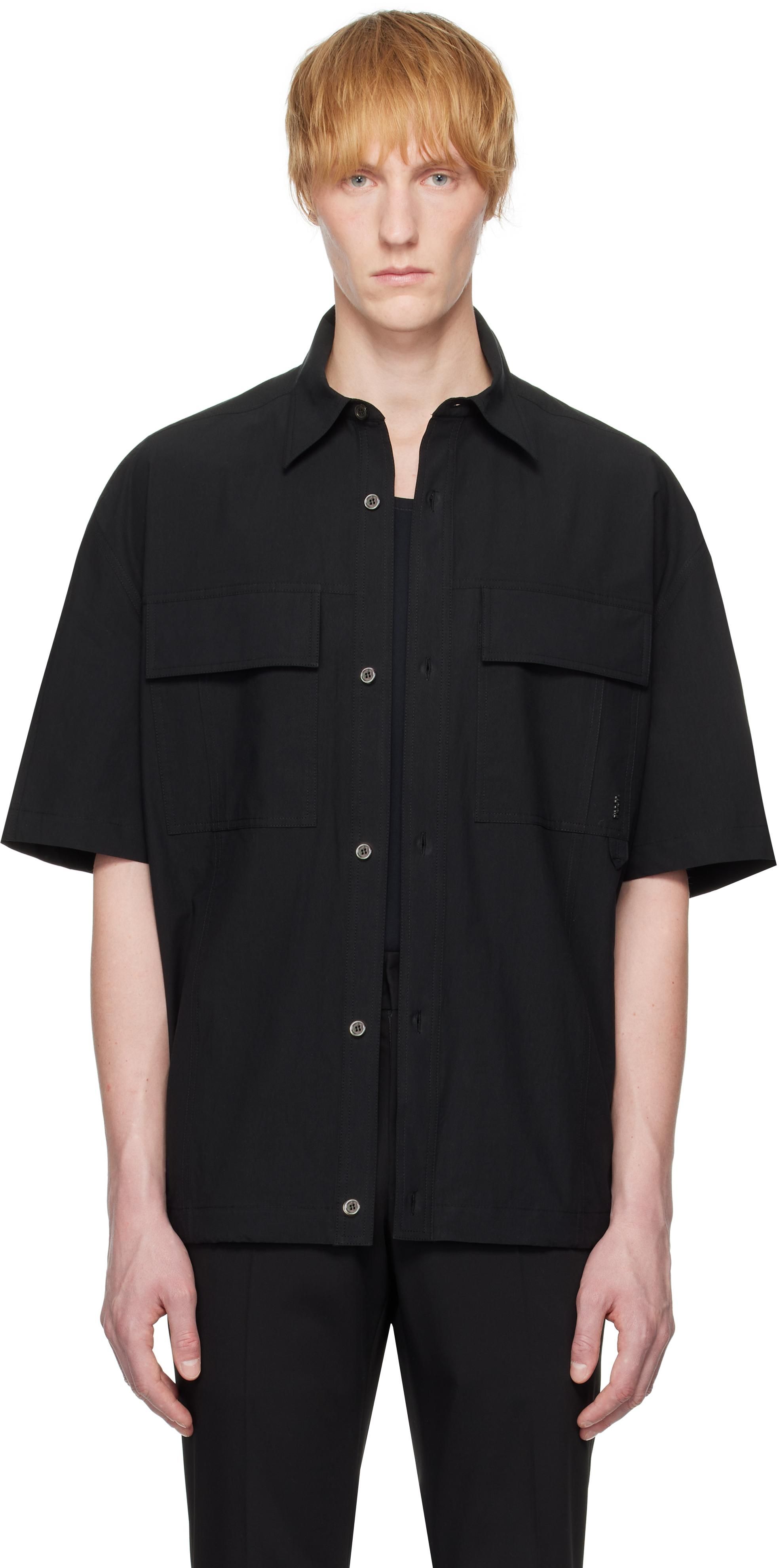 Neighborhood short-sleeve overshirt - men - Cotton - L