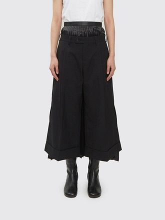 Junya Watanabe Cropped Wide-Leg Pleated Wool Trousers