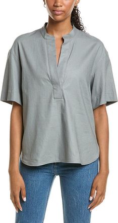 Vince Linen-Blend Top
