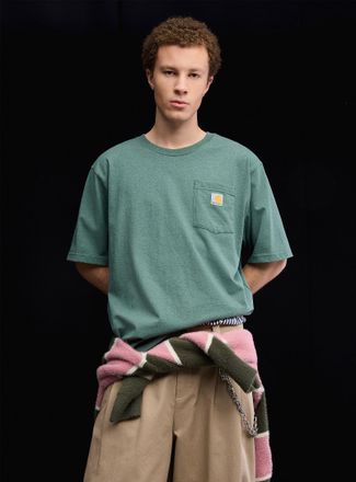 Carhartt Work in Progress Mens Logo pocket T-shirt