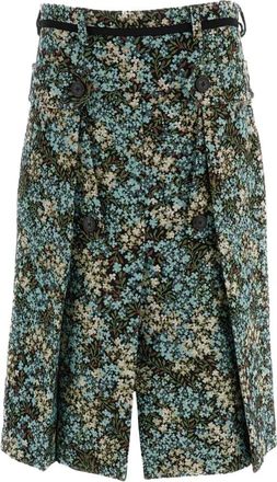 Dries Van Noten Kokerrok Midi - Dames - Midirokken - Veelkleurig - 2XS - Rokken