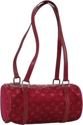 Louis Vuitton Pre-owned Handbags, female, Red, Size: ONE SIZE Pre-owned Vintage Monogram Canvas Hand Bag