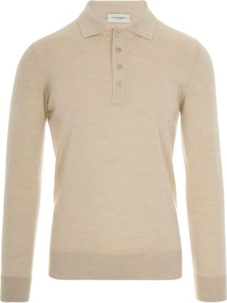 Paolo Pecora Polo a maniche lunghe - Toni neutri