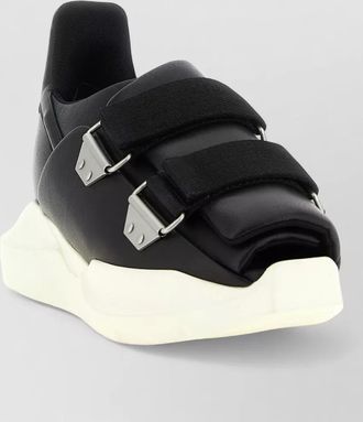 Rick Owens burritogeth sneakers contrast sole round toe