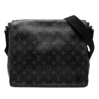Louis Vuitton Pre-owned District MM - unisex - Louis Vuitton Vintage - Vintage Cross Body Bags - Black - ONE SIZE - Pre-owned