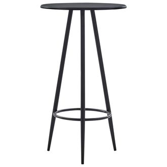 Berkfield Home Bar Table Black 60x107.5 cm MDF