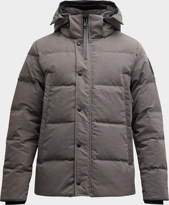 Canada Goose Men & apos;s Coated Wyndham Black Label Parka