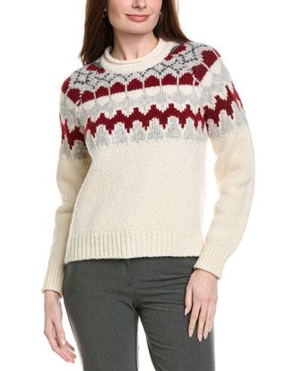 Eleventy Volcano Neck Alpaca & Wool-Blend Sweater