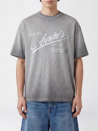 Amiri T-shirt in cotone con stampa astratta e logo