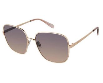 Fossil Grey Fuchsia Gradient Square Ladies Sunglasses FOS 2133/G/S 0AU2/FF 57