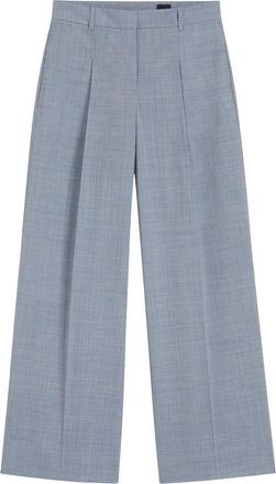 BOSS Tailored Wide-Leg Textured Pants
