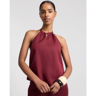 Onia Handkerchief Top in Dark Cherry at Nordstrom, Size X-Small