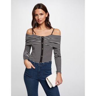 Morgan Gestreept T-shirt, lange mouwen