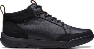 Clarks Mens Ashcombe Btgtx Ankle Boot, Black Wlined Lea., 8 UK