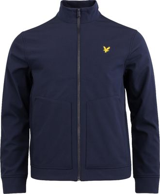 Lyle & Scott Funnel Neck Mens Navy Softshell Jacket - Size X-Small