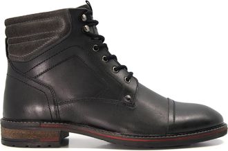 Dune London Mens CAPRI Casual Leather Lace-Up Boots - Black (archived) - Size UK 10