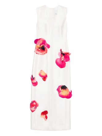 Acler Yarni maxi dress - women - Polyester/Cotton - 12 - White