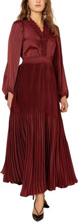 Hale Bob Hale Bob Alisson Long Sleeve Maxi Dress