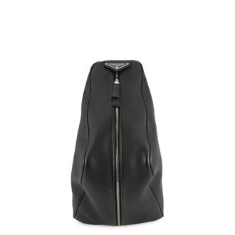 Prada Black Leather Backpack (Pre-Owned)