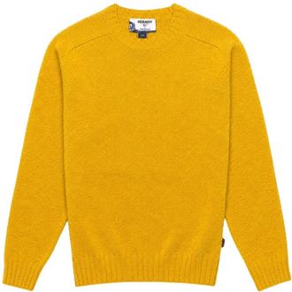 Sebago Gilead Jumper - Heren - Ronde hals truien - Geel - S - Wol - Truien & Vesten