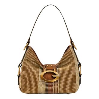 Guess Camden Mini Schoudertas - Dames - Tassen - Bruin - Maat: ONE Size