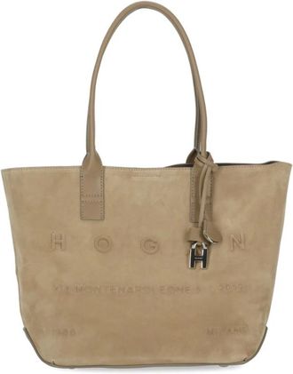 Hogan Borsa Shopping Address Small - - Bags - Donna - Beige - ONE SIZE