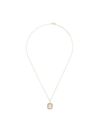 Mateo Bijoux 14kt yellow gold F-initial diamond necklace