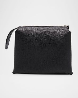 The Row Mini Nu Twin Crossbody Bag in Deer Leather