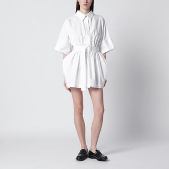 Givenchy Mini chemisier dress in white poplin