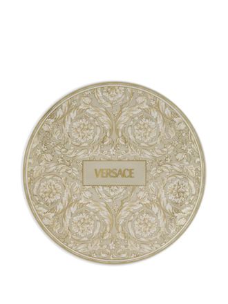 Versace Barocco-print plate (33cm) - Neutrals