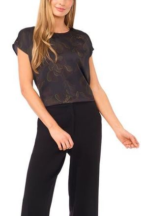 Halogen Cap Sleeve Top in Rich Black at Nordstrom Rack, Size Xx-Small