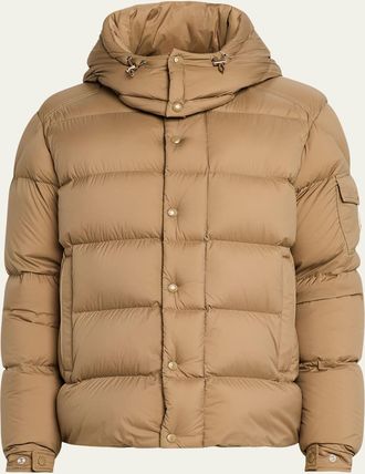Moncler Mens Maya Hooded Short Down Puffer Jacket
