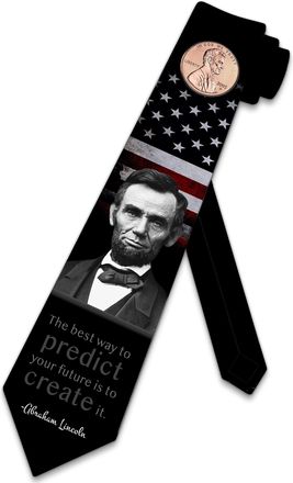 Generic History Ties Mens Presidential Necktie Abraham Lincoln Tie