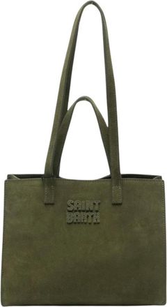MC2 Saint Barth Tassen, Dames, Groen, ONE Size, Tote Bags