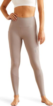Ariat Womens Breathe Eos Half Grip TightRiding Breech in Zinc, Size X-Large, by Ariat
