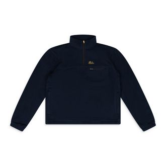Aim&eacute; Leon Dore Blue Quarter Zip Fleece Pullover