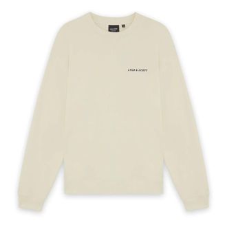 Lyle & Scott Heren, Sweatshirts & Hoodies, Beige, Maat: XL
