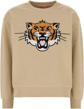 Kenzo Beige Kenzo Happy Tiger Sweatshirt