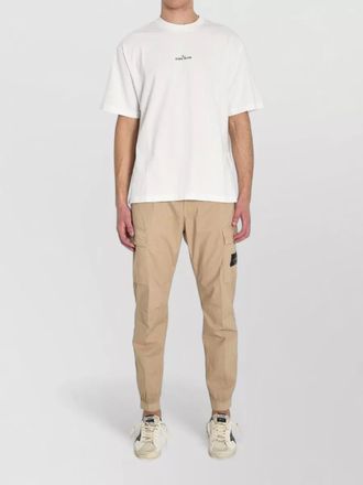 Stone Island cotton oversized printed t-shirt