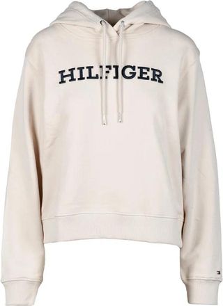 Tommy Hilfiger Cream Hooded Sweatshirt