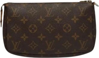 Louis Vuitton Pre-owned Clutches, female, Brown, Size: ONE SIZE Pre-owned Vintage Clutch