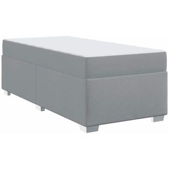 vidaXL Estructura De Cama Gris Claro 80 X 200 Cm Tela Vidaxl