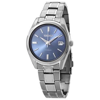Seiko Essentials Quartz Blue Dial Mens Watch SUR371